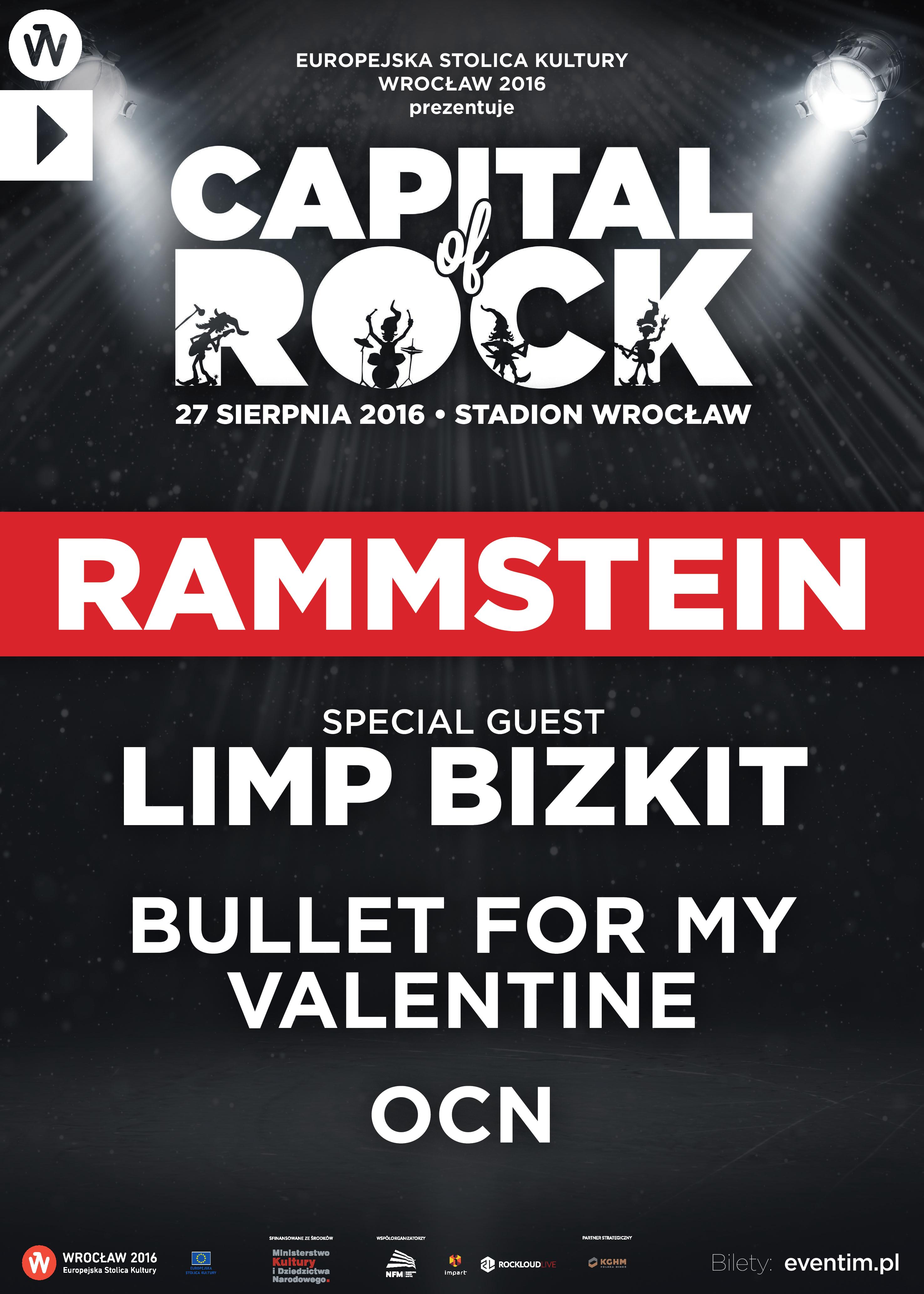 27.08.2016 – Capital Of Rock, Wroclaw, Poland – RAMMSTEIN ON TOUR